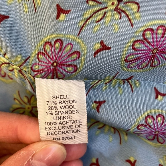 J. Jill Wool Blend Plaid Tweed Blazer w Velvet Trim Y2K Academia Preppy Sz 8 - Picture 15 of 16